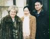 Biancamaria Furgeri 2002 mit der Pianistin Chiè Awakawa Imei und deren Mann (Foto: privat)