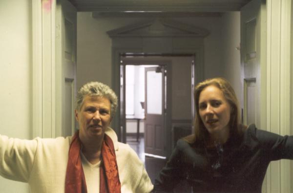 Barbara Heller und Annette Schlünz, German Poetry Festival, 2000 Chicago (Foto: Thiery)